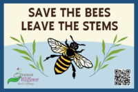 Bee sign – 18″x12″